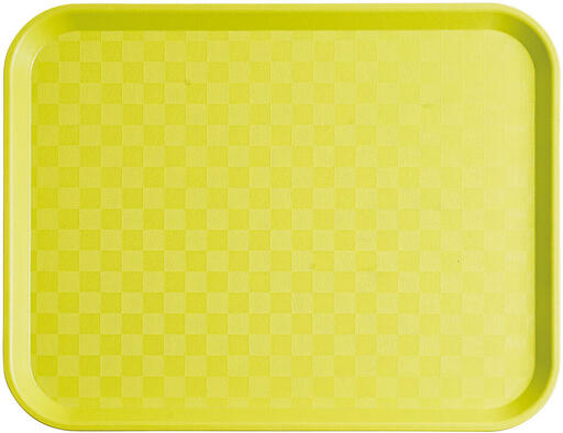 PLATEAU FAST FOOD 35 X 27 CM VERT ANIS
