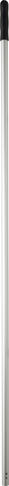 MANCHE ALUMINIUM 1,50M DIAMETRE 22MM NOIR
