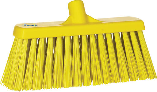 BALAI ALIMENTAIRE EXTERIEUR 33CM FIBRE DURE JAUNE