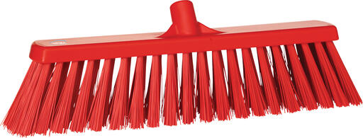 BALAI ALIMENTAIRE EXTERIEUR 53CM FIBRE DURE ROUGE
