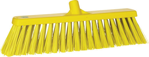 BALAI ALIMENTAIRE EXTERIEUR 53CM FIBRE DURE JAUNE