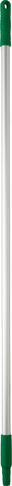 MANCHE ALIMENTAIRE ALUMINIUM 1,26M DIAMETRE 25MM VERT