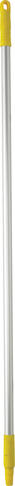 MANCHE ALIMENTAIRE ALUMINIUM 1,26M DIAMETRE 25MM JAUNE
