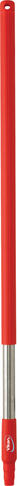 MANCHE INOX 1,02M DIAMETRE 31MM ROUGE