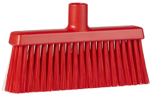 BALAI MIQUET ALIMENTAIRE 26CM FIBRE DURE/SOUPLE ROUGE