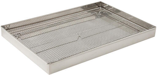 CAISSE CANDISSOIRE INOX AVEC GRILLE