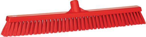 BALAI ALIMENTAIRE 61CM FIBRE DURE/SOUPLE ROUGE
