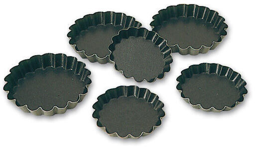 EXOPAN TARTELETTES RONDES CANNELÉES 6 CM X25