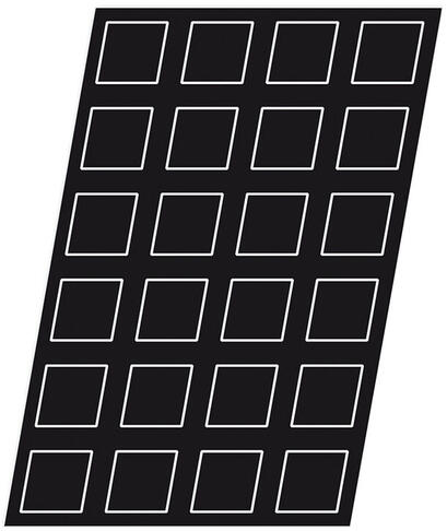 FLEXIPAN 60X40 PLAQUE DE 54 PYRAMIDES 3.5X3.5X2.3 CM