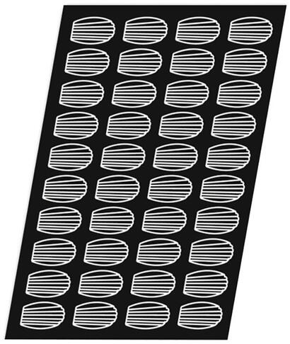 FLEXIPAN 60X40 PLAQUE DE 40 MADELEINES 7.8X4.7 CM