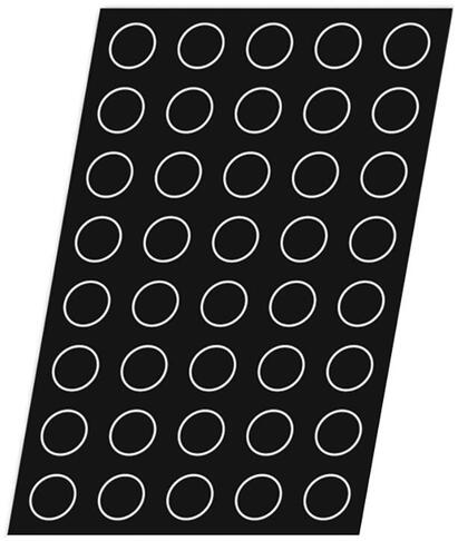 FLEXIPAN 60X40 PLAQUE DE 24 MUFFINS 7,9X3.6 CM