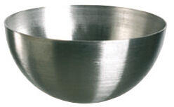CALOTTE 1/2 SPHÈRE OU MOULE DÔME INOX 7 CM