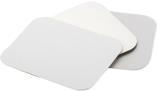 COUVERCLES EN CARTON ALUMINISÉ 1 FACE POUR BARQUETTES BV275 123X98 MM X1000