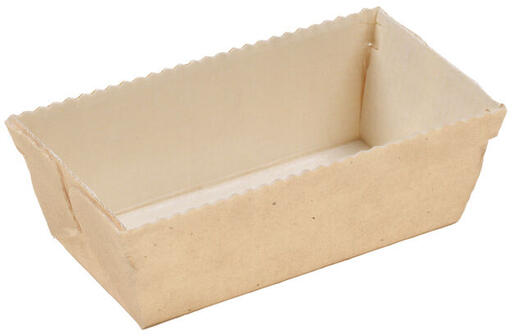 MOULES À CAKE INDIVIDUEL EN CARTON CUISSON VENTE 80X55X40 MM 16 CL BEIGE X75
