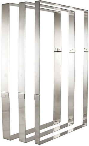 CADRE EXTRA-FORT INOX MOUSSES 37.5X27.5X4.5CM PLAQUE 40X30CM