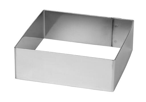 CARRÉ À MOUSSE INOX HAUTEUR 4.5 CM 16X16 CM