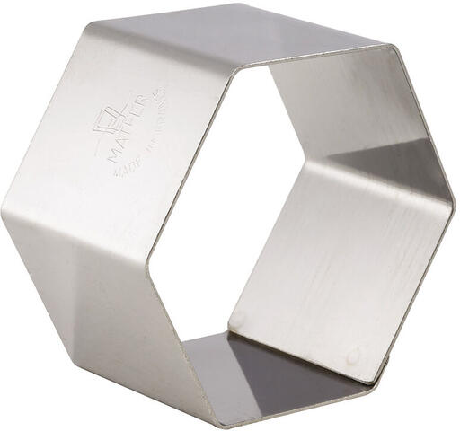 NONNETTES INOX HEXAGONE 7X7X4 CM X4