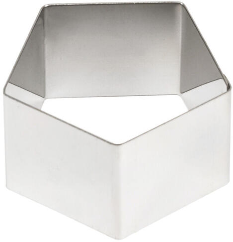 NONNETTES INOX PENTAGONE 7X7X4 CM X4