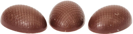 PLAQUE 275X175 POUR 45 BONBONS DEMI OEUFS STRIÉS 30 MM