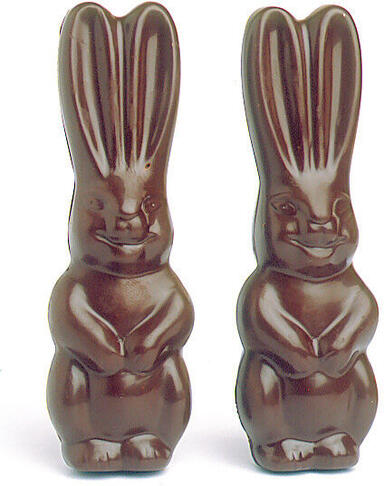 PLAQUE 275X175 DOUBLE POUR 6 LAPINS GRANDES OREILLES 131MM