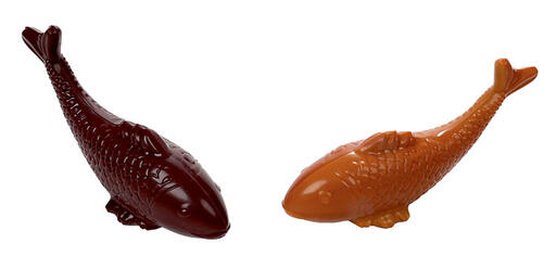PLAQUE 27,5X17,5CM 2 POISSONS FRETILLANTS