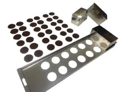 KIT POUR 12 TUILES EN CHOCOLAT DIAMÈTRE 50MM ÉPAISSEUR 3 MM