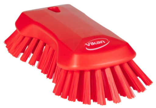 BROSSE PAPILLON A MAIN VIKAN 230MM XLTRES DUR ROUGE