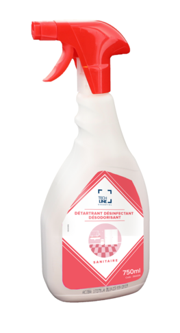 DETARTRANT DESINFECTANT SANITAIRES TECHLINE 750ML