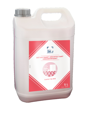 DETARTRANT DESINFECTANT SANITAIRES TECHLINE 5L