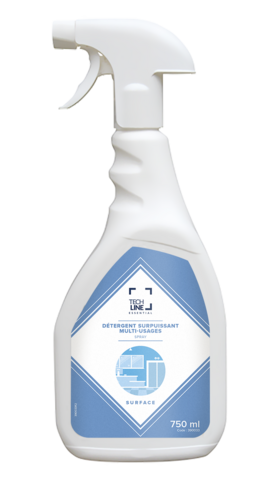 DETERGENT SURPUISSANT MULTI SURFACES TECHLINE 750ML