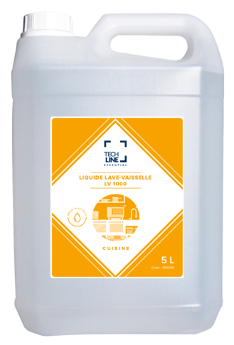DETERGENT LIQUIDE VAISSELLE EAU DOUCE TECHLINE LV1000 5L - 2