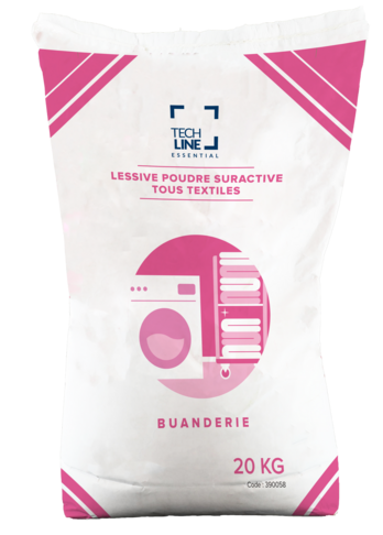 LESSIVE POUDRE SURACTIVE TOUS TEXTILES  TECHLINE 20KG - 2