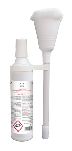 KIT VADROUILLE POUR DETARTRANT DESINFECTANT NOVO WC MOUSS' 1L
