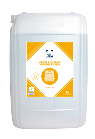 ADDITIF DE RINCAGE TOUTES EAUX RV2000 TECHLINE ECOLABEL EU 20L - 2