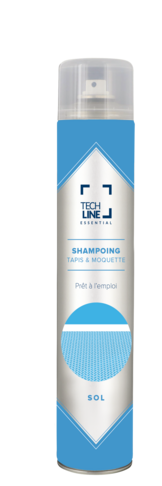 NETTOYANT TAPIS ET MOQUETTE TECHLINE AEROSOL 750ML