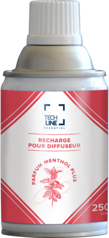 RECHARGE DIFFUSEUR MAXI SPRAY MENTHOL PLUS TECHLINE 250ML