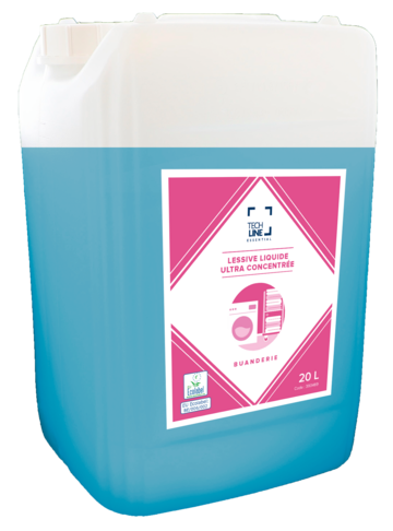 LESSIVE LIQUIDE ULTRA CONCENTREE ECOLABEL TECHLINE 20L