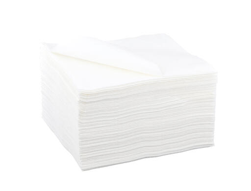 SERVIETTE 30X30CM OUATE TECHLINE 1 PLI BLANC X5000 - 2