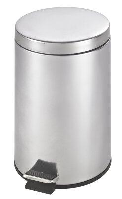 POUBELLE A PEDALE TECHLINE 12L INOX