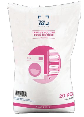 LESSIVE POUDRE TOUS TEXTILES TECHLINE 20KG - 2