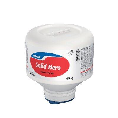 DETERGENT SOLIDE VAISSELLE EAU DURE SOLID HERO CHLORE 4,5KG X4