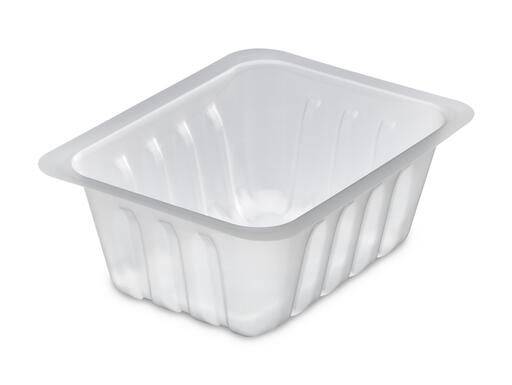 BARQUETTE PS SANS COUVERCLE TRANSPARENT 125ML 91X71X35MM X5000