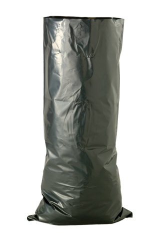 SAC POUBELLE 110L BASSE DENSITE DECHETS MOYENS SANS LIEN NOIR X200