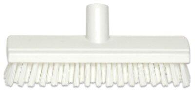 FROTTOIR ALIMENTAIRE 26CM DOUILLE INCLINEE FIBRE DURE BLANC