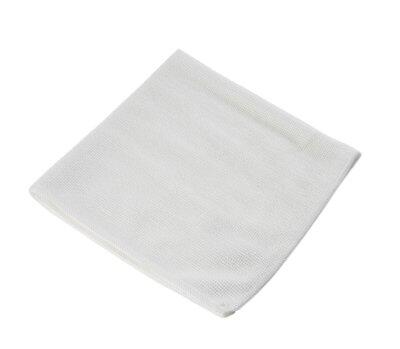 LAVETTE TRICOTEE MICROFIBRE C120 40X40CM BLANC X5