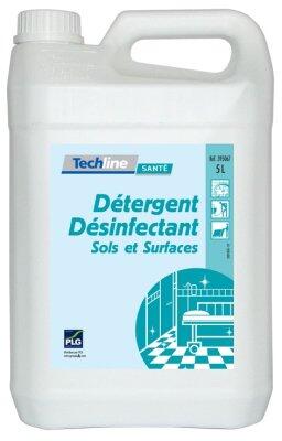 DETERGENT DESINFECTANT SOLS & SURFACES TECHLINE 5L