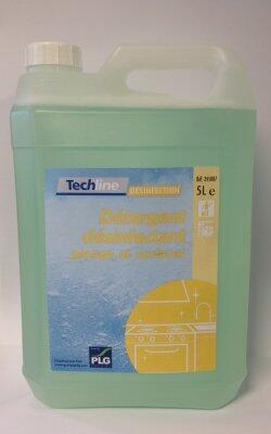 LIQUIDE VAISSELLE DESINFECTANT PLONGE ET SURFACES TECHLINE 5L