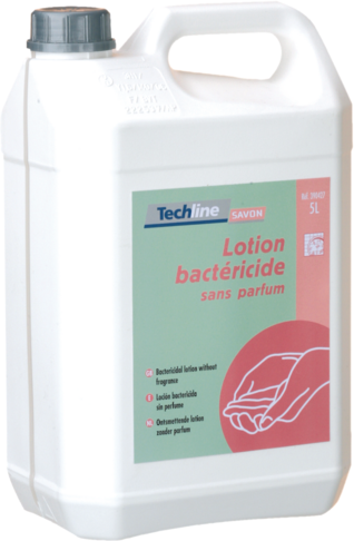 SAVON ANTIMICROBIEN SANS PARFUM TECHLINE BIDON 5L