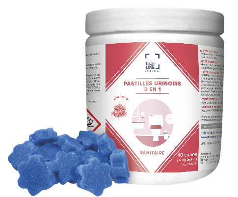 PASTILLES URINOIR 3 EN 1 TECHLINE X40