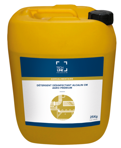 DEGRAISSANT DESINFECTANT MOUSSANT AGROALIMENTAIRE TECHLINE 25 KG